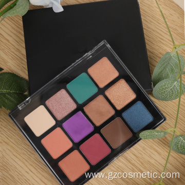 No LOGO 12 Color eyeshadow palettes custom private label maquiagem makeup eyeshadow palette